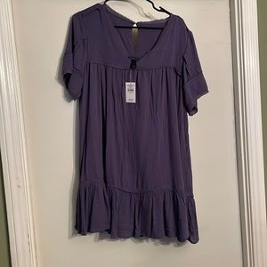 Navy Blue Day Trip short sleeve dress. New with tags.